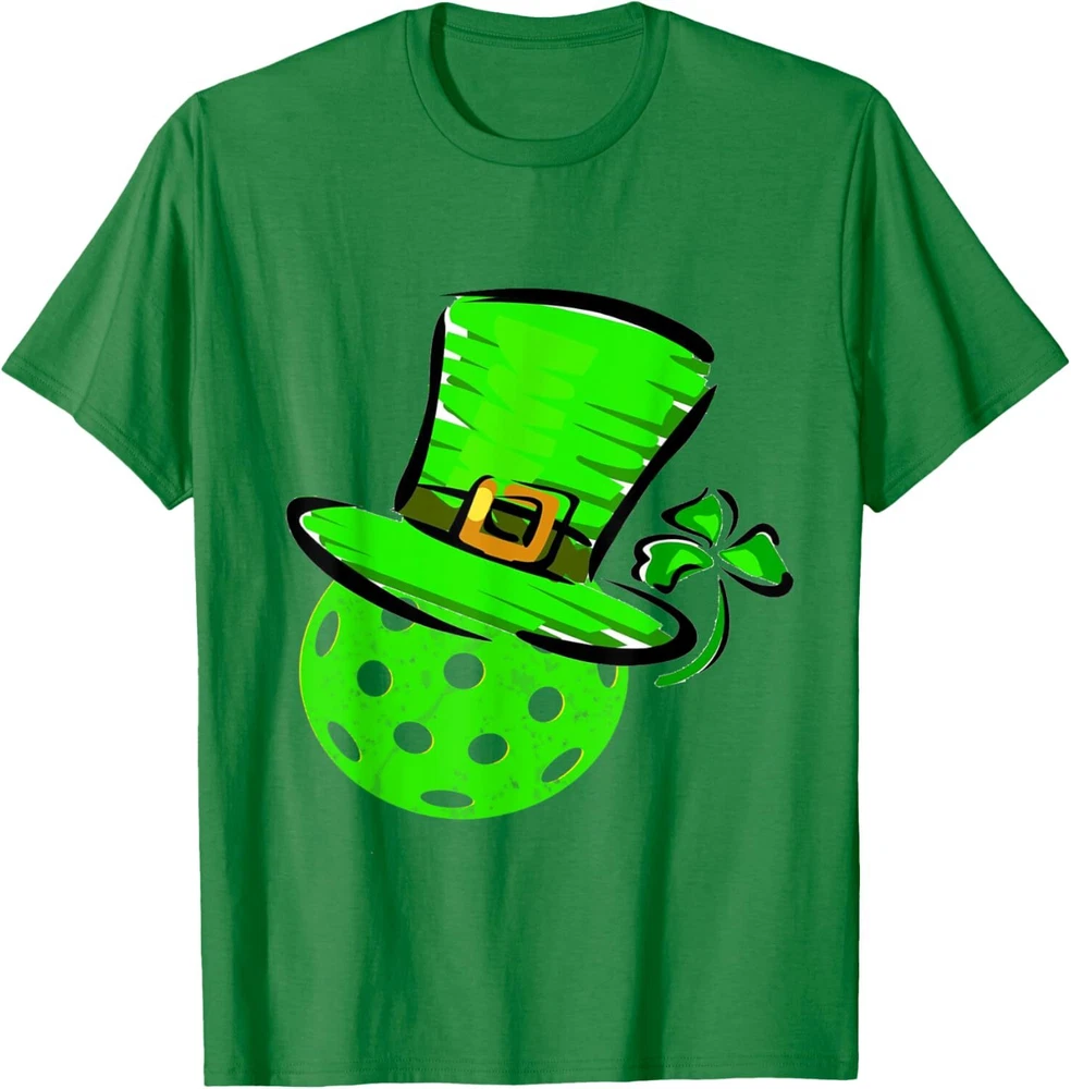 Pickleball St Patricks Day Lucky Irish Pickleball Player T-Shirt Hoodie
