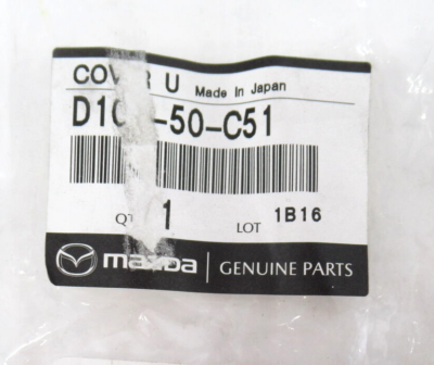 Genuine OEM Mazda D10J-50-C51 Rear Bumper Lower Under Cover 2016