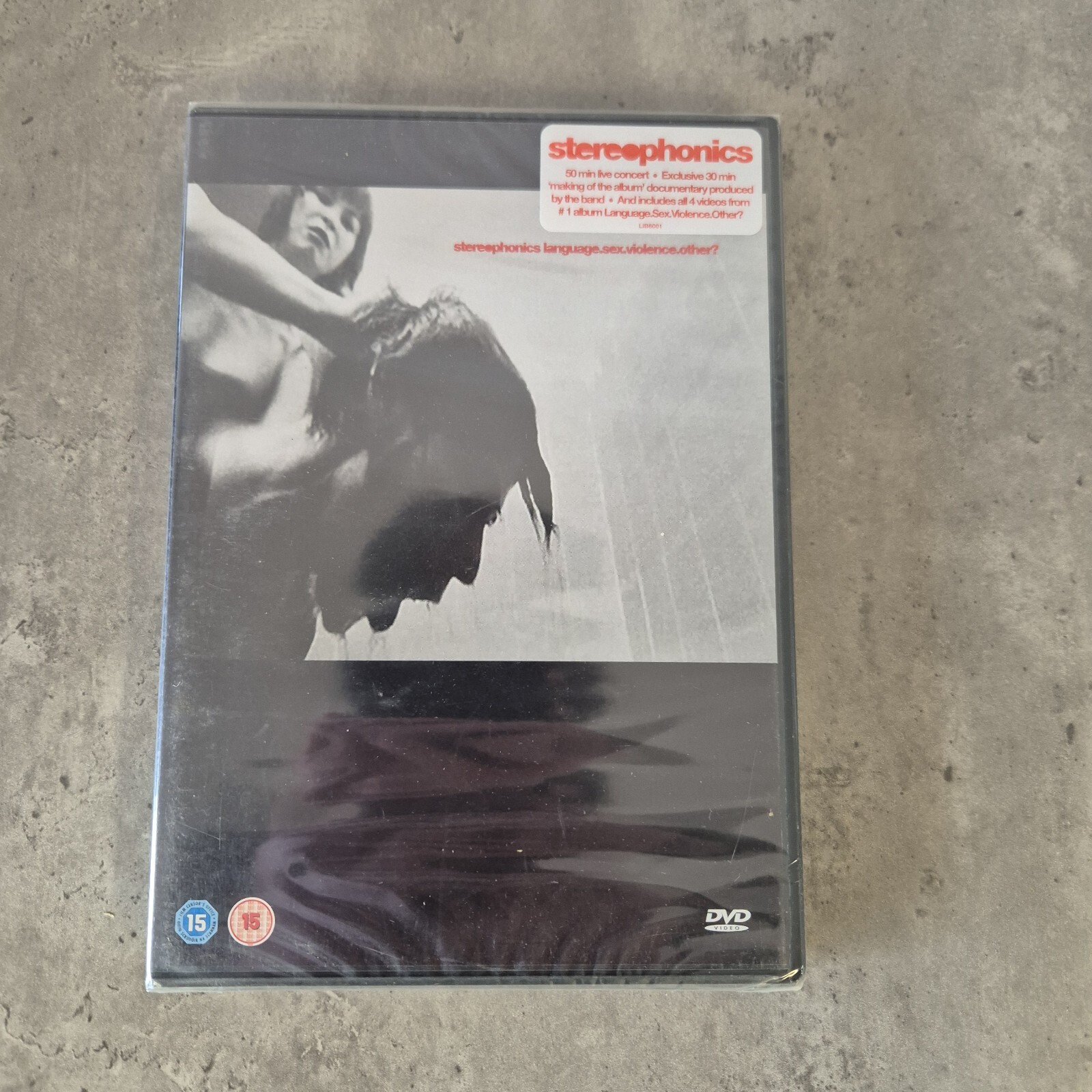 Stereophonics Lanuage.Sex.Violence.Other - 15 - DVD - New & Sealed - Free P&P