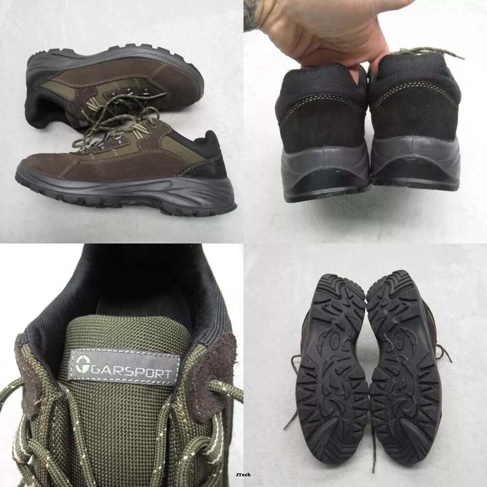 Garsport Men's 12 Green Brown Vibram Waterproof Hiking Boots Romania Made