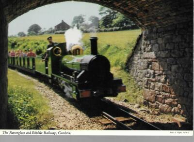 Ravenglass & Eskdale Railway - River Irt near Irton Road - Old Unposted Postcard