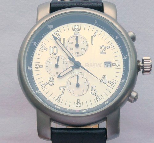 BMW M Power Motorsport Racing Classic M3 Sport Car Accessory Chronograph Watch - Picture 16 of 24