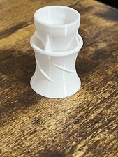 3/4" WHITE LOC LINE RANDOM FLOW GENERATOR NOZZLE 3D PRINTED REEF TANK AQUARIUM