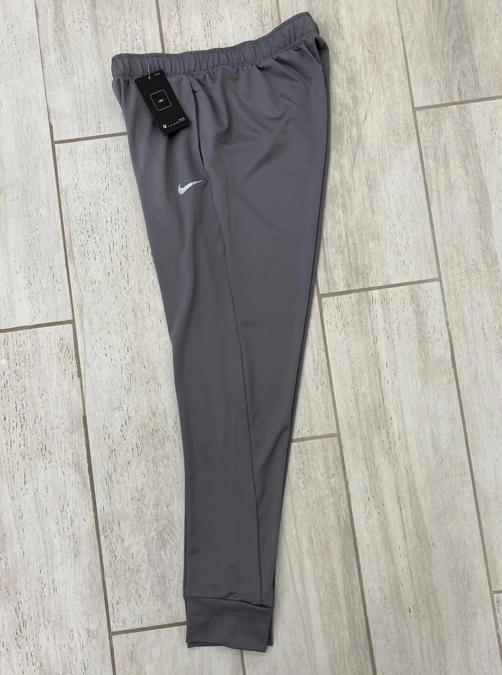 Новый с Ярлыками Nike Dri-FIT мужчин туго подходит бегун брюки темно серый размер S - XXL - Изображение 4 из 4
