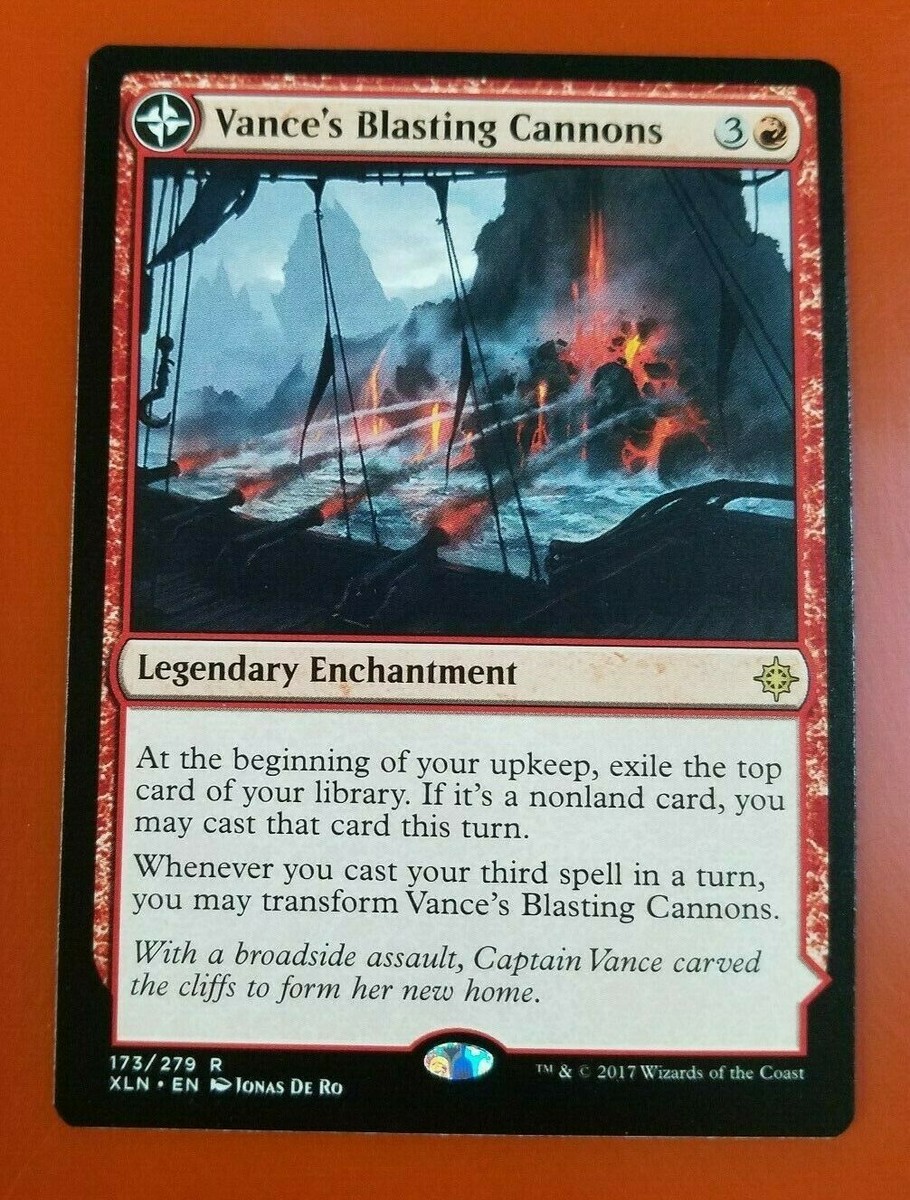 1x Vance's Blasting Cannons // Spitfire Bastion | Ixalan | MTG