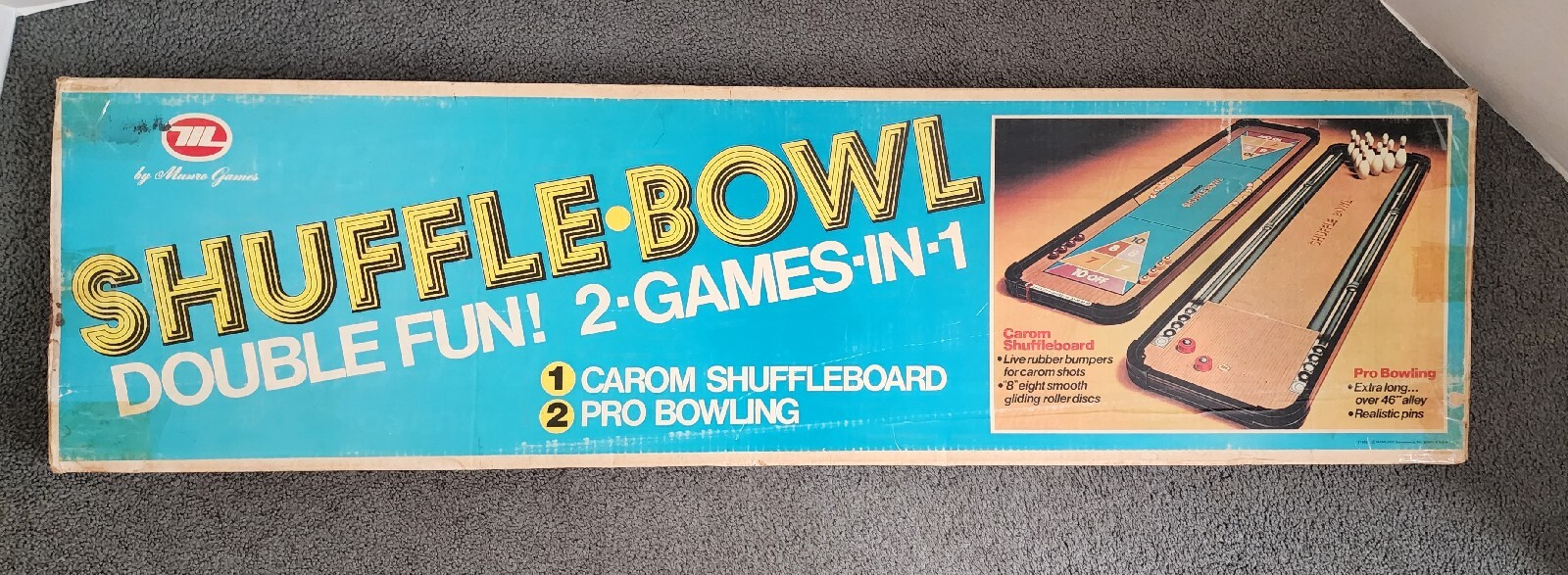 Vintage 1974 Table Top SHUFFLE BOWL by Munro Games Servotronics, Inc