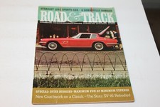 VINTAGE ROAD & TRACK MAGAZINE NOVEMBER 1964