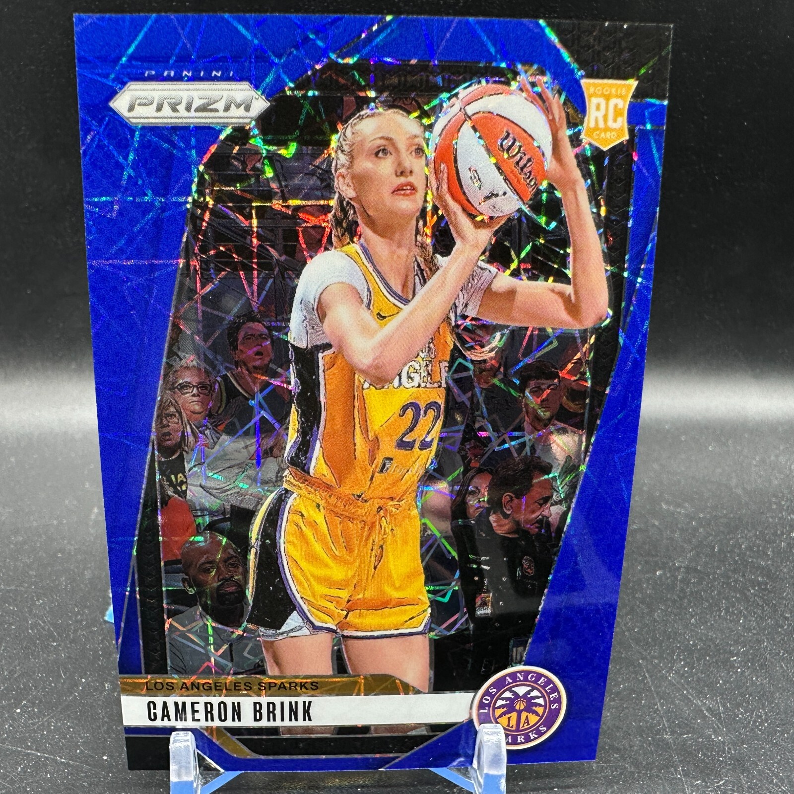 Cameron Brink Rookie Blue Velocity Prizm 2024 Panini Prizm WNBA #127 RC