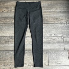 Prana Full Length Gray Heathered Leggings Mid Rise Sz Small