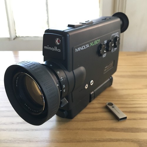 Minolta XL-601 Super 8 Kamera FILM GETESTET (SIEHE VIDEO)