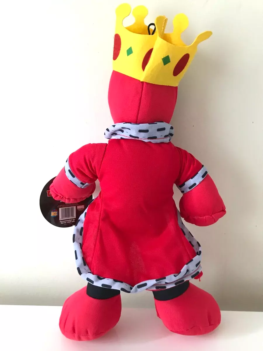 NEUF Grande peluche King Deadpool 15 pouces Marvel de collection. Jouet sous lic
