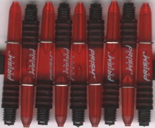 1.5in. 2ba Red WINMAU Prism Force Dart Shafts  Rings: 1 set of 3