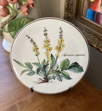 Villeroy Boch BOTANICA Tea PotPan Tile TRIVET Yellow Flowers AGRIMONIA EUPATORIA