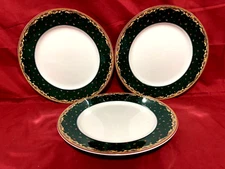 Mikasa California Paisley Classic Set Of 3 Salad Plates 8"