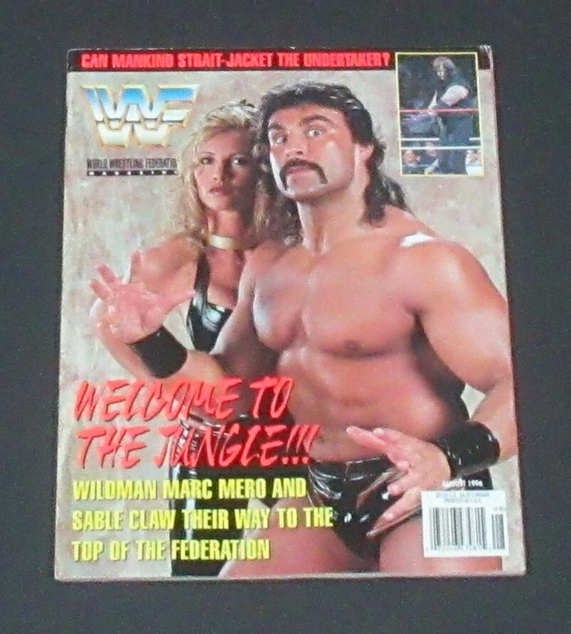 WWF WWE Magazine August 1996 Marc Mero Strong Sable + Calendar & Mini  Poster NM | eBay