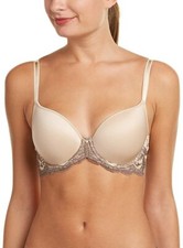 Wacoal Women's Lace Affair Contour Bra Beige Frappe/Cappuccino 30 D