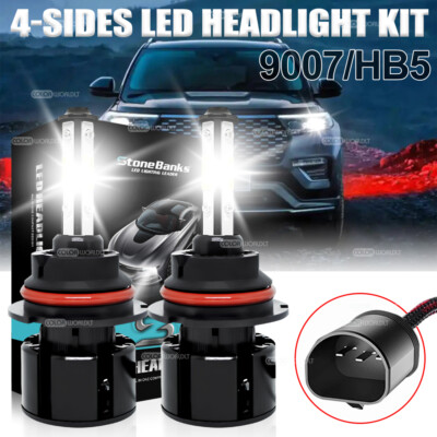 HB5 9007 LED Headlight Bulbs High Low Beam 10000W 1000000LM Super Bright White