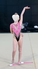 rhythmic gymnastics costume 8-9 yo 140 Cm Swarovski
