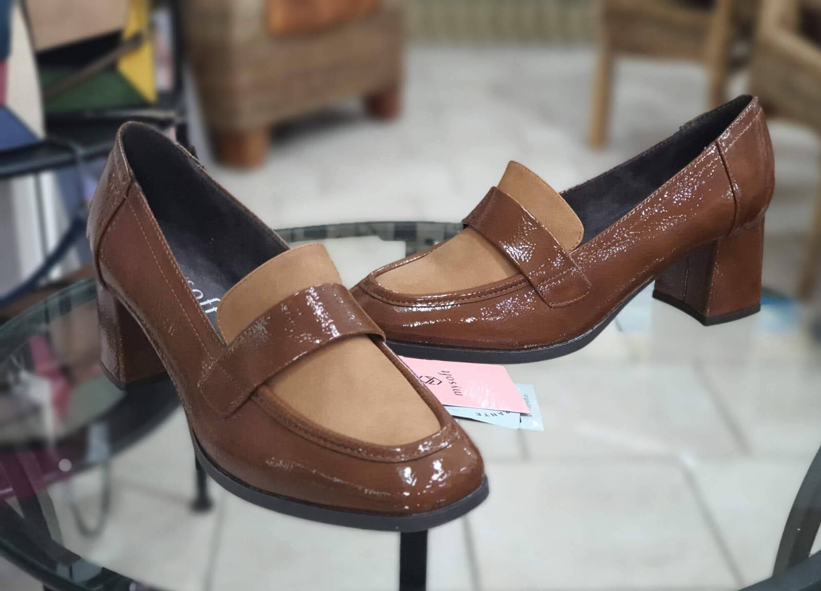 Mocasines Comfort Mujer Cuero Mysoft 23M653 Otoño Invierno Zapatos Cómodos