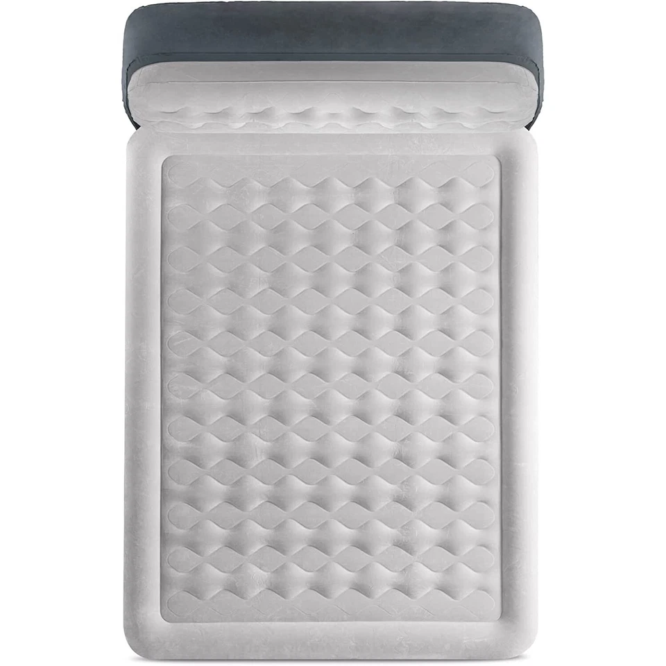 Intex Luftbett mit Pumpe Gästebett Luftmatratze 236x152x86cm selbstaufblasend - Bild 4 von 4