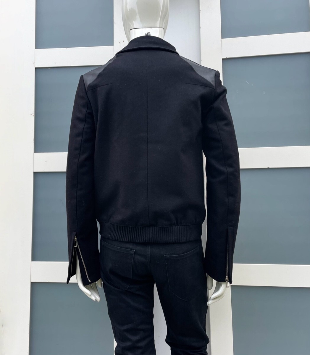 Ultra Rare & Gorgeous Dior Homme AW10 Leather Trim Wool Ultra Rare & Gorgeous Dior Homme AW10 Leather Trim Wool