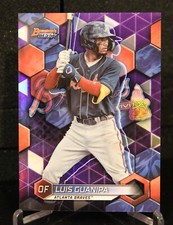 Luis Guanipa 2023 Bowman's Best RC Purple Refractor Baseball Card Braves #d /250