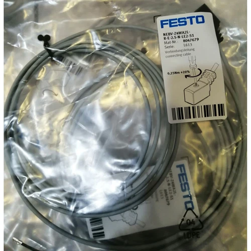 1PC brand New Festo NEBV-Z4WA2L-R-E-2.5-N-LE2-S1 8047679 Connecting Cable - Picture 2 of 3