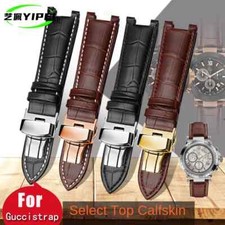 Cowhide watch band 22 13mm 20 11mm for GC Guess Cartier PASHA W3108/HPI004