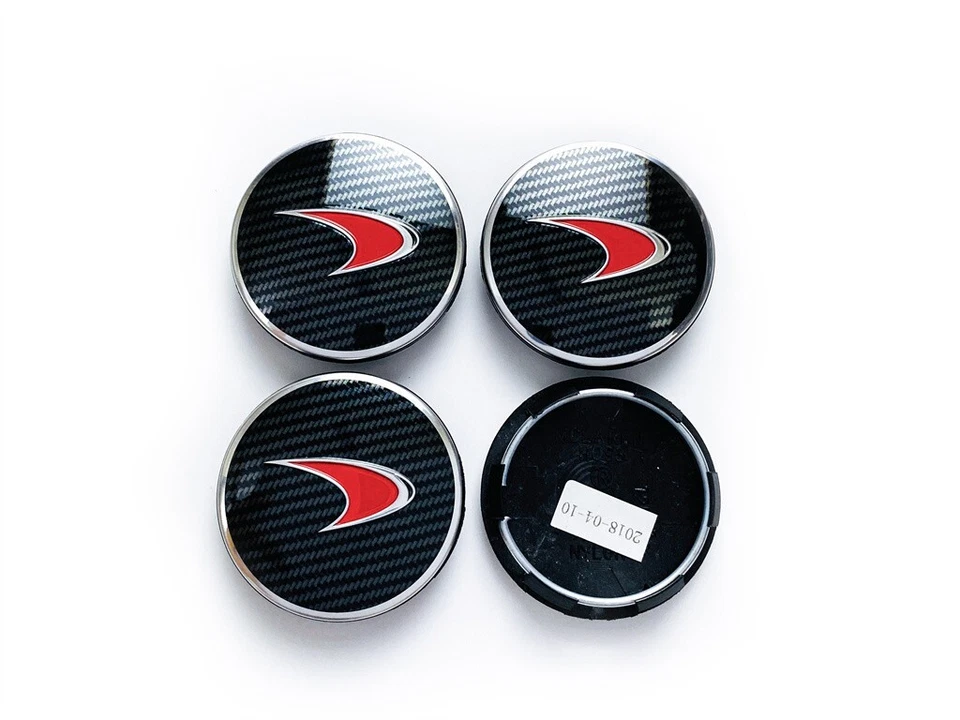 Juego de tapacubos Mclaren 650S MP-12C rojo fibra de carbono OEM 11B1650CP Foto 2 de 3