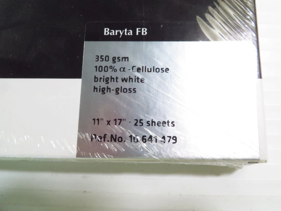 Hahnemuhle Photo Rag Baryta, 350 gsm, 11"x17", 25 Sheets, Fine Art Inkjet Paper - Image 2 of 4