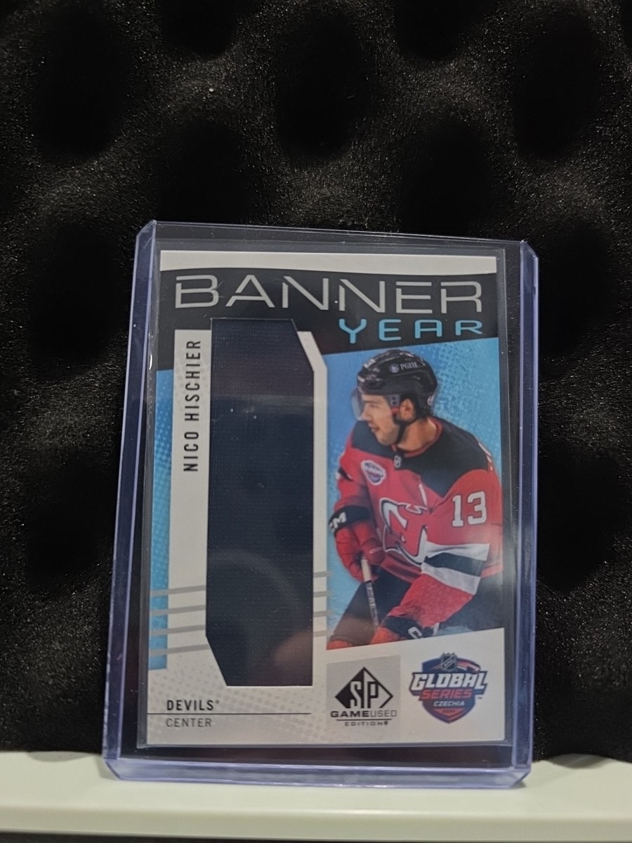 25-26 Sp Game Used #BYGSC-NH Nico Hischier Banner Year | eBay
