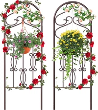 NEW - 2 Pack 60" x 18" Garden Trellis for Climbing Plants Outdoor