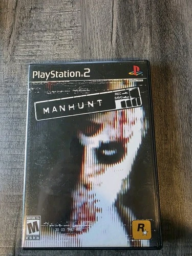 Manhunt (Sony PlayStation 2 PS2) Complete CIB w/ Manual Rockstar Games