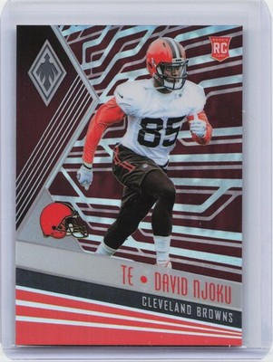 2017 Panini Phoenix #156 David Njoku Red #/299
