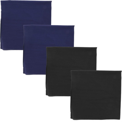 4 Pack Extra Large Solid Bandana 27X27 Inch