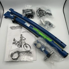 Trail Gator Bike Tow Bar for towing youth bicycle 100% Complete, Blue