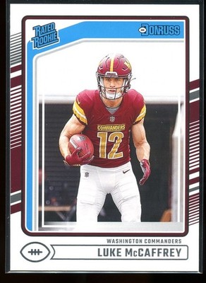2024 Panini Donruss Luke McCraffrey #302 Rated Rookie (RC)