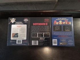 NES Classics Gunsmoke Burgertime Defender 2 with Original Manuals & New Cases