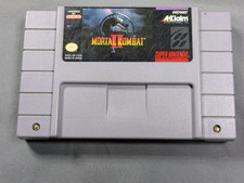 Mortal Kombat 2 SNES Authentic Cartridge Only Cleaned Tested Working