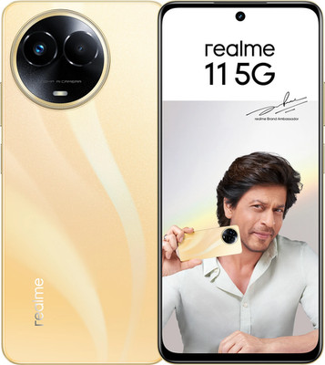 realme 11 5G Unlocked (Glory Gold, 8GB RAM, 128GB, Expandable Up to 2TB)