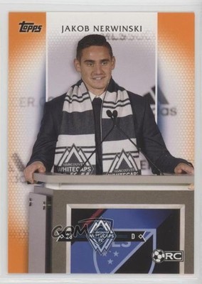 2017 Topps MLS Orange 21/25 Jakob Nerwinski #110 Rookie RC e1m
