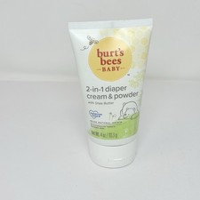 Burt  s Bees Baby Daily 2 In 1 Cream  Powder Diaper Rash Cream 4oz FREE SHIP 