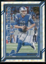 2023 Donruss Jared Goff Dominators #D-24 Detroit Lions