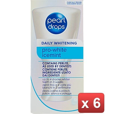 PEARL DROPS 6 PEZZI - DENTIFRICIO PRO WHITE ML.50 0000000148307