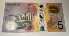 AUSTRALIA $5 Dollars 2018 EJ18 LAST PREFIX Lowe/Fraser UNC Banknote