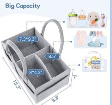 Maliton Diaper Caddy Organizer
