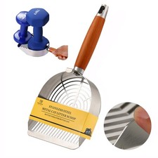 Stainless Steel Extra Thick Cat Litter Scoop Optional Holder  Extra Thick S...
