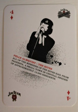 PELLE ALMQVIST - The Hives - Single Playing Card Jim Beam Music 2006