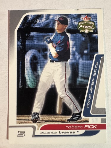 2003 Fleer Focus Jersey Edition Robert Fick #149 card