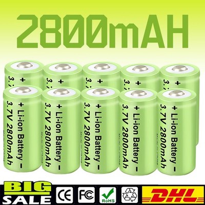 Für Arlo Kamera CR123A 2.8Ah 3.7V Batterien Wiederaufladbare Akku / Ladegerät DE